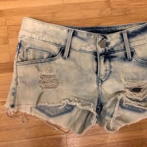 Black Orchid Washing Out Jean Shorts